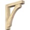 Ekena Millwork Legacy Block Rough Sawn Bracket w/ Offset Brace, Douglas Fir, 6"W x 30"D x 36"H BKT0604X30X36LEC05RDF - alternate 1